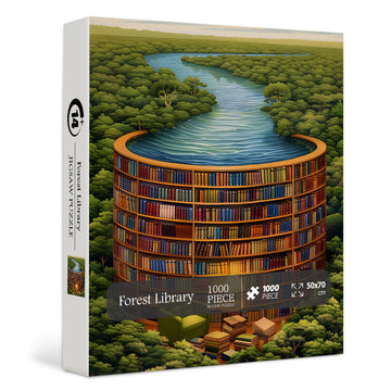Foresta biblioteca puzzle puzzle 1000 pezzi
